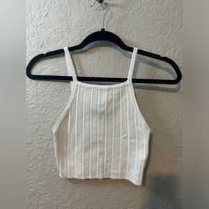Forever 21 Cropped Halter Tank, Size Small
